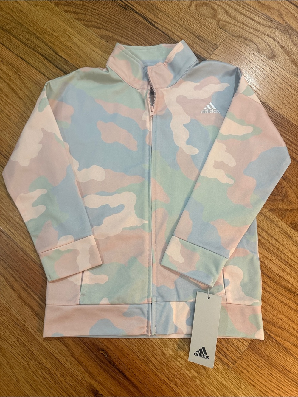 adidas Pastel Camo Track Jacket - Pink, Blue, Mint
